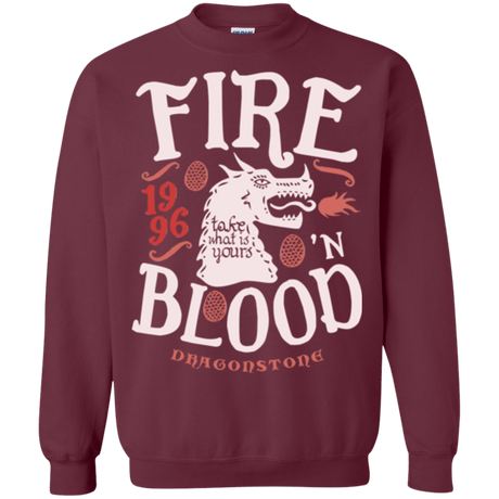 Sweatshirts Maroon / Small House of Dragons Crewneck Sweatshirt