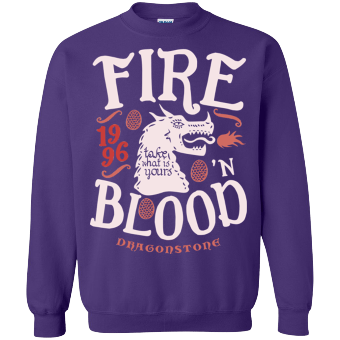 Sweatshirts Purple / Small House of Dragons Crewneck Sweatshirt