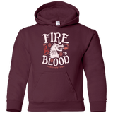 Sweatshirts Maroon / YS House of Dragons Youth Hoodie