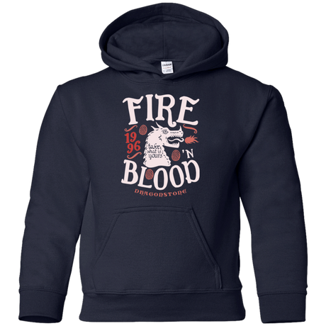 Sweatshirts Navy / YS House of Dragons Youth Hoodie