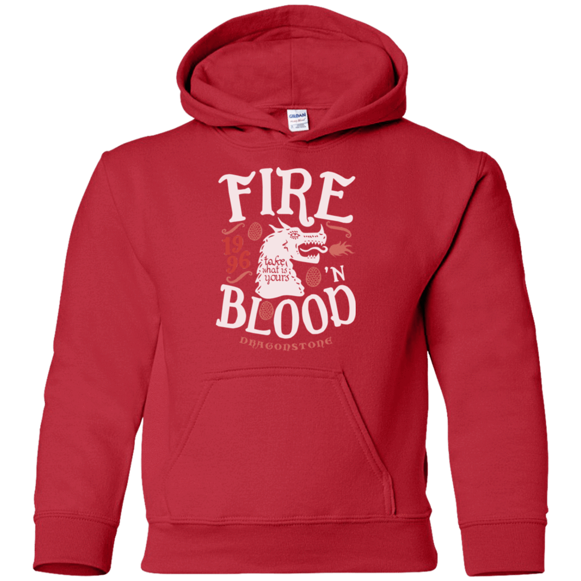 Sweatshirts Red / YS House of Dragons Youth Hoodie