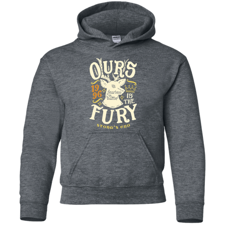 Sweatshirts Dark Heather / YS House of Fury Youth Hoodie