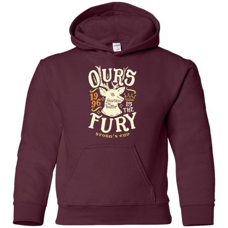 Sweatshirts Maroon / YS House of Fury Youth Hoodie