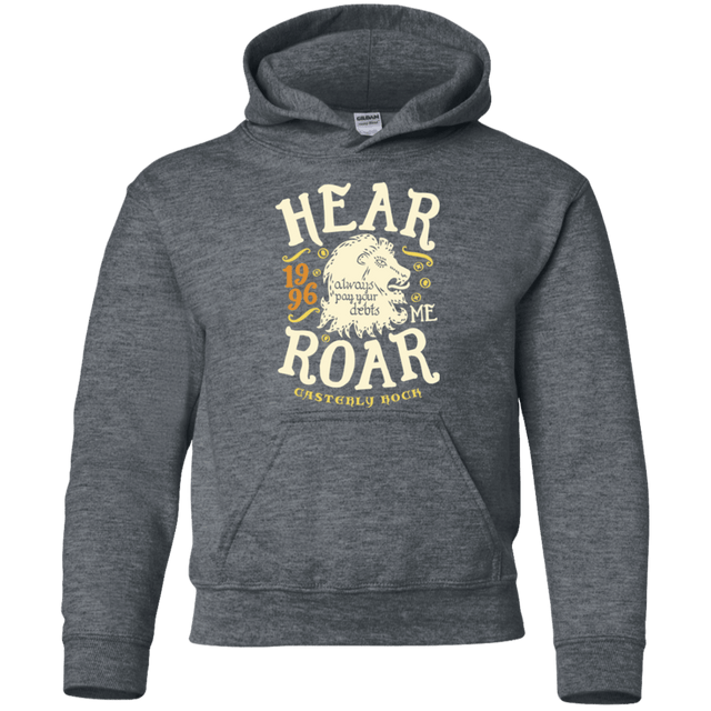 Sweatshirts Dark Heather / YS House of Lions Youth Hoodie