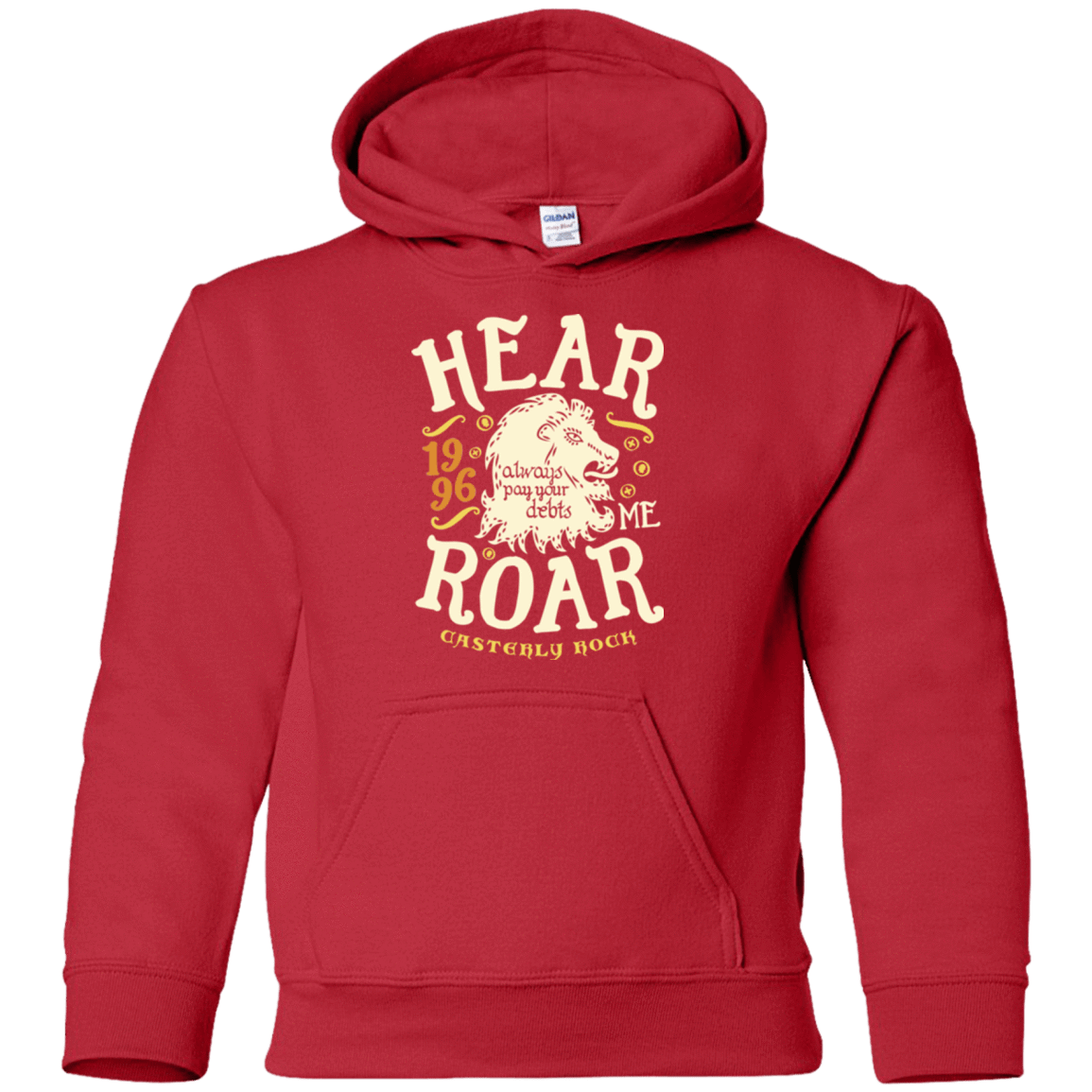 Sweatshirts Red / YS House of Lions Youth Hoodie