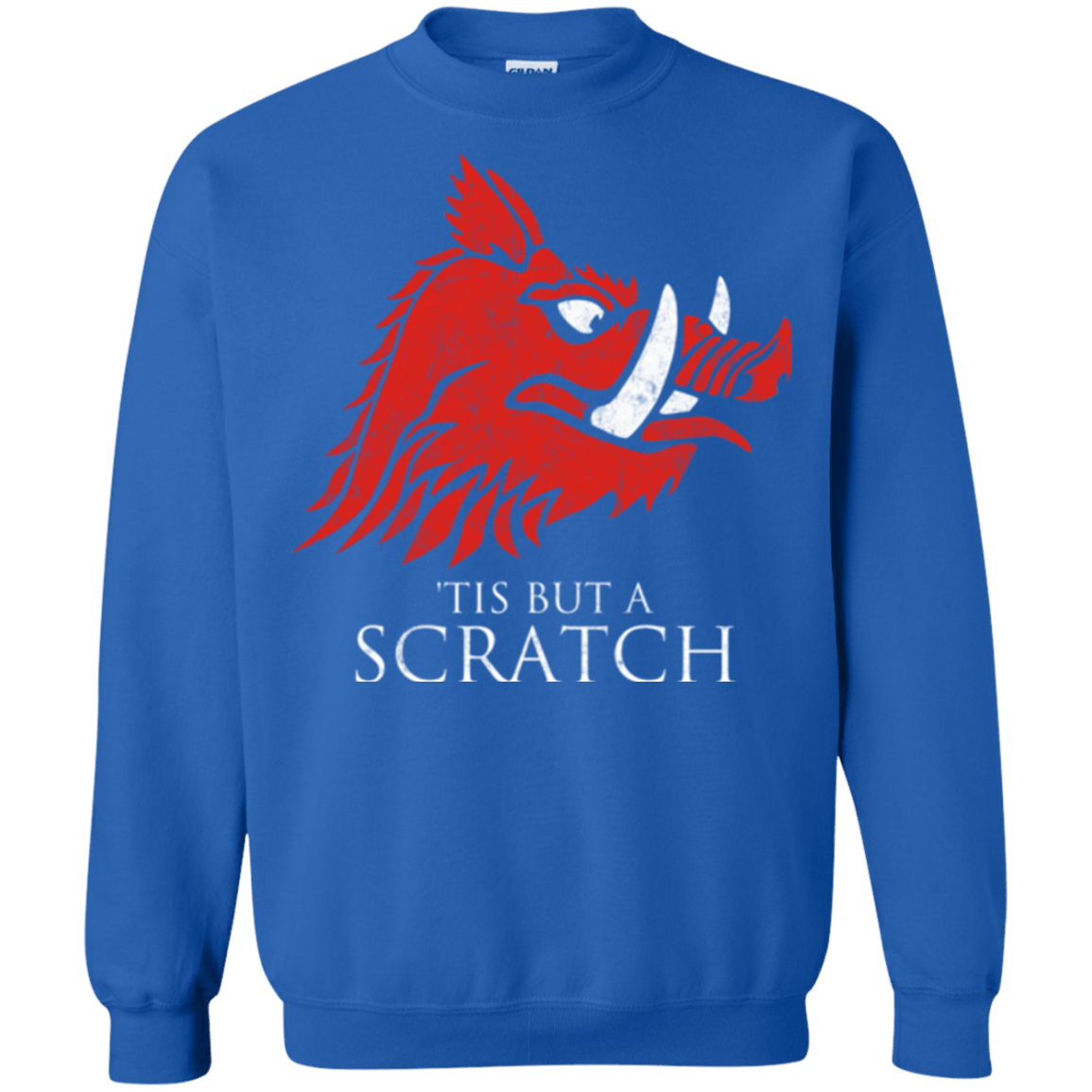 Sweatshirts Royal / Small House Scratch Crewneck Sweatshirt