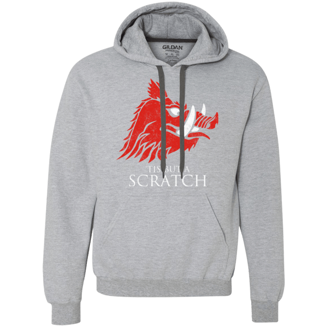 Sweatshirts Sport Grey / Small House Scratch Premium Fleece Hoodie