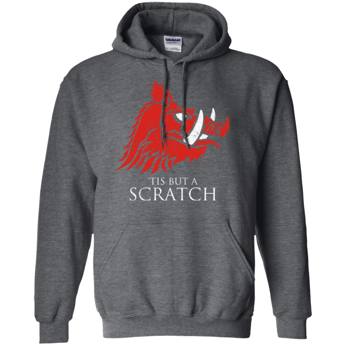 Sweatshirts Dark Heather / Small House Scratch Pullover Hoodie