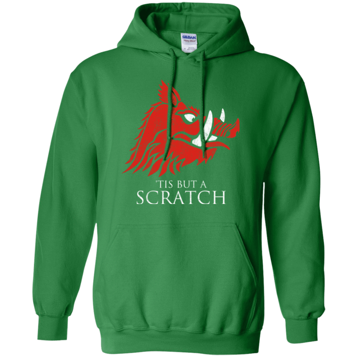 Sweatshirts Irish Green / Small House Scratch Pullover Hoodie