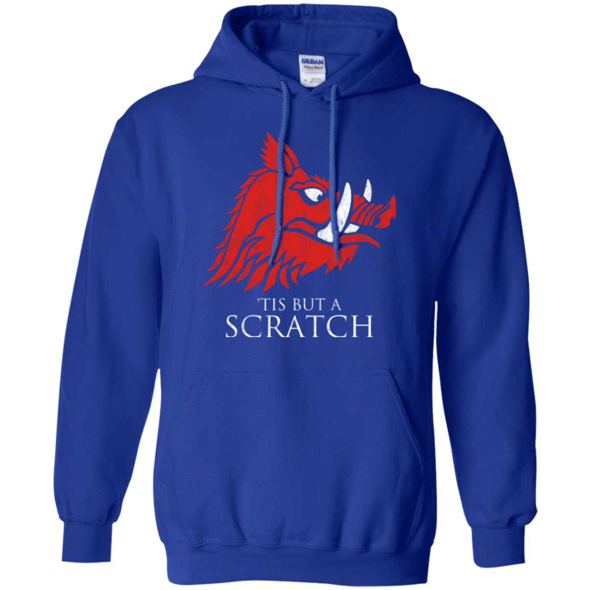 Sweatshirts Royal / Small House Scratch Pullover Hoodie