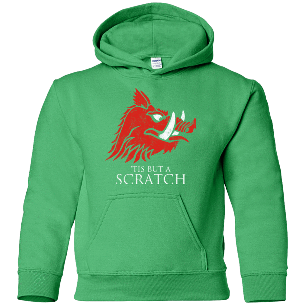 Sweatshirts Irish Green / YS House Scratch Youth Hoodie