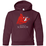 Sweatshirts Maroon / YS House Scratch Youth Hoodie