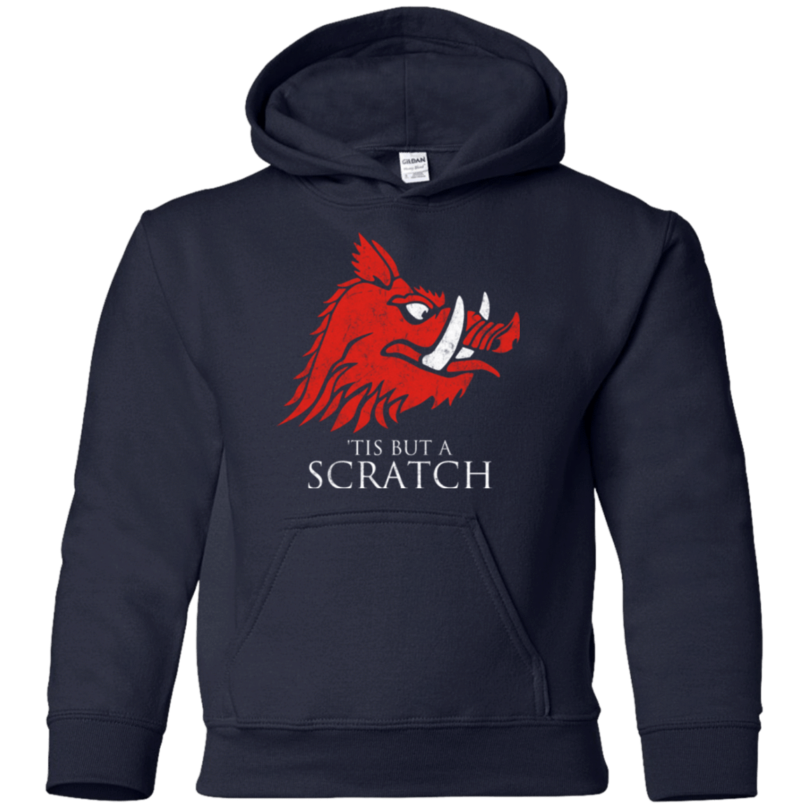 Sweatshirts Navy / YS House Scratch Youth Hoodie