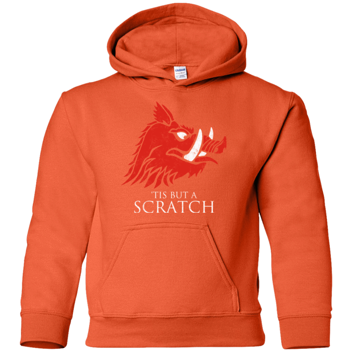 Sweatshirts Orange / YS House Scratch Youth Hoodie