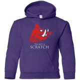 Sweatshirts Purple / YS House Scratch Youth Hoodie