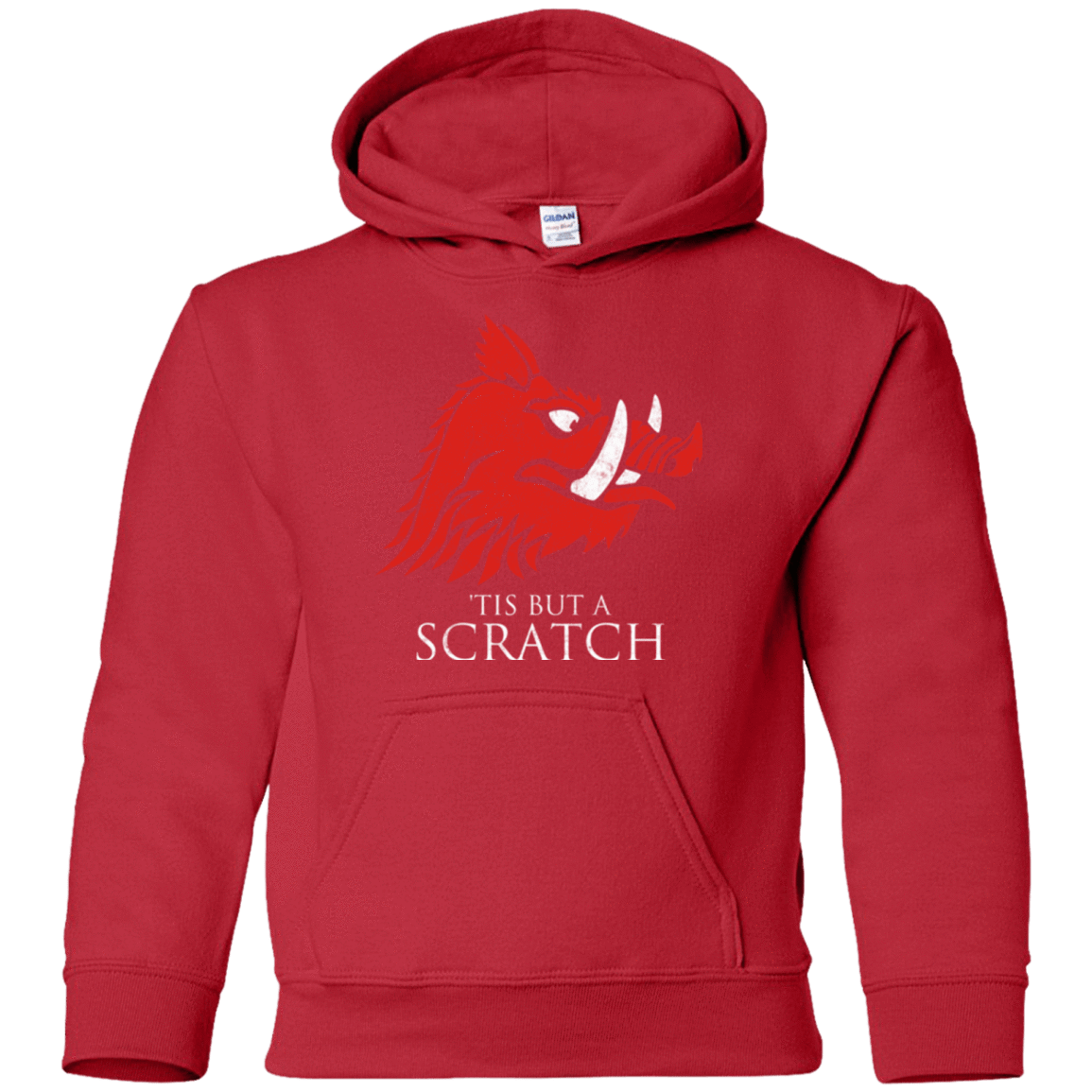 Sweatshirts Red / YS House Scratch Youth Hoodie