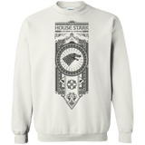 Sweatshirts White / Small House Stark Black Crewneck Sweatshirt