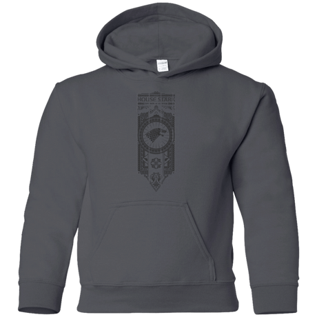 Sweatshirts Charcoal / YS House Stark Black Youth Hoodie
