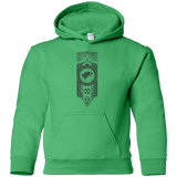 Sweatshirts Irish Green / YS House Stark Black Youth Hoodie