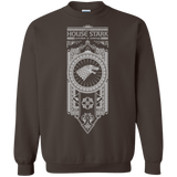 Sweatshirts Dark Chocolate / Small House Stark White Crewneck Sweatshirt