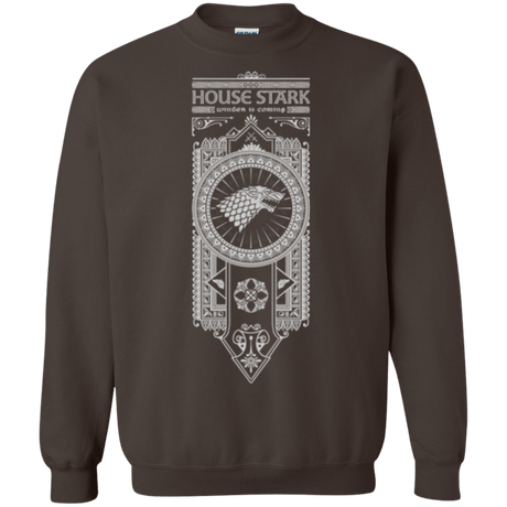 Sweatshirts Dark Chocolate / Small House Stark White Crewneck Sweatshirt