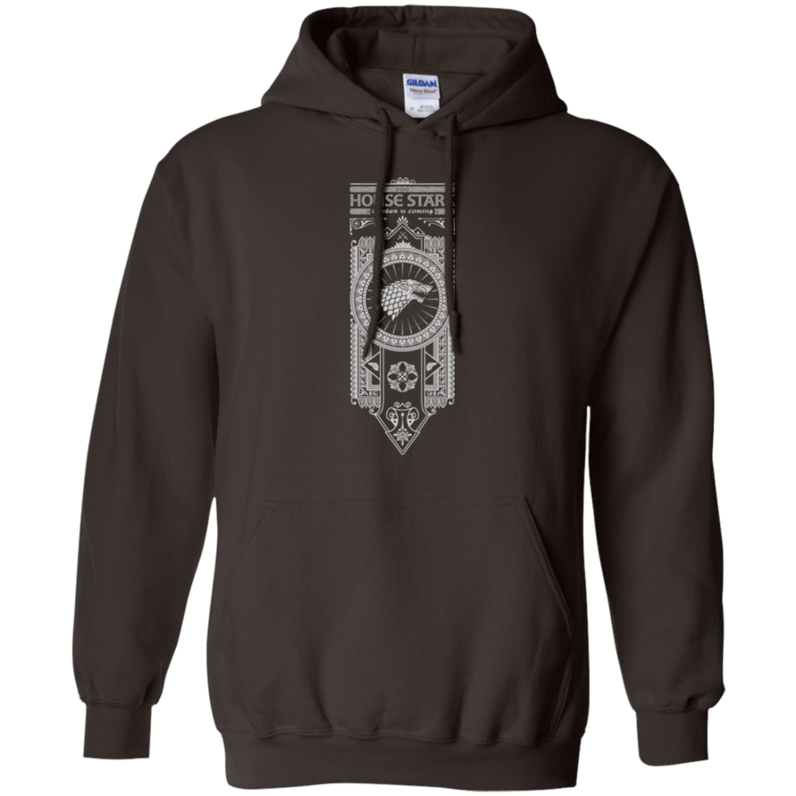 Sweatshirts Dark Chocolate / Small House Stark White Pullover Hoodie