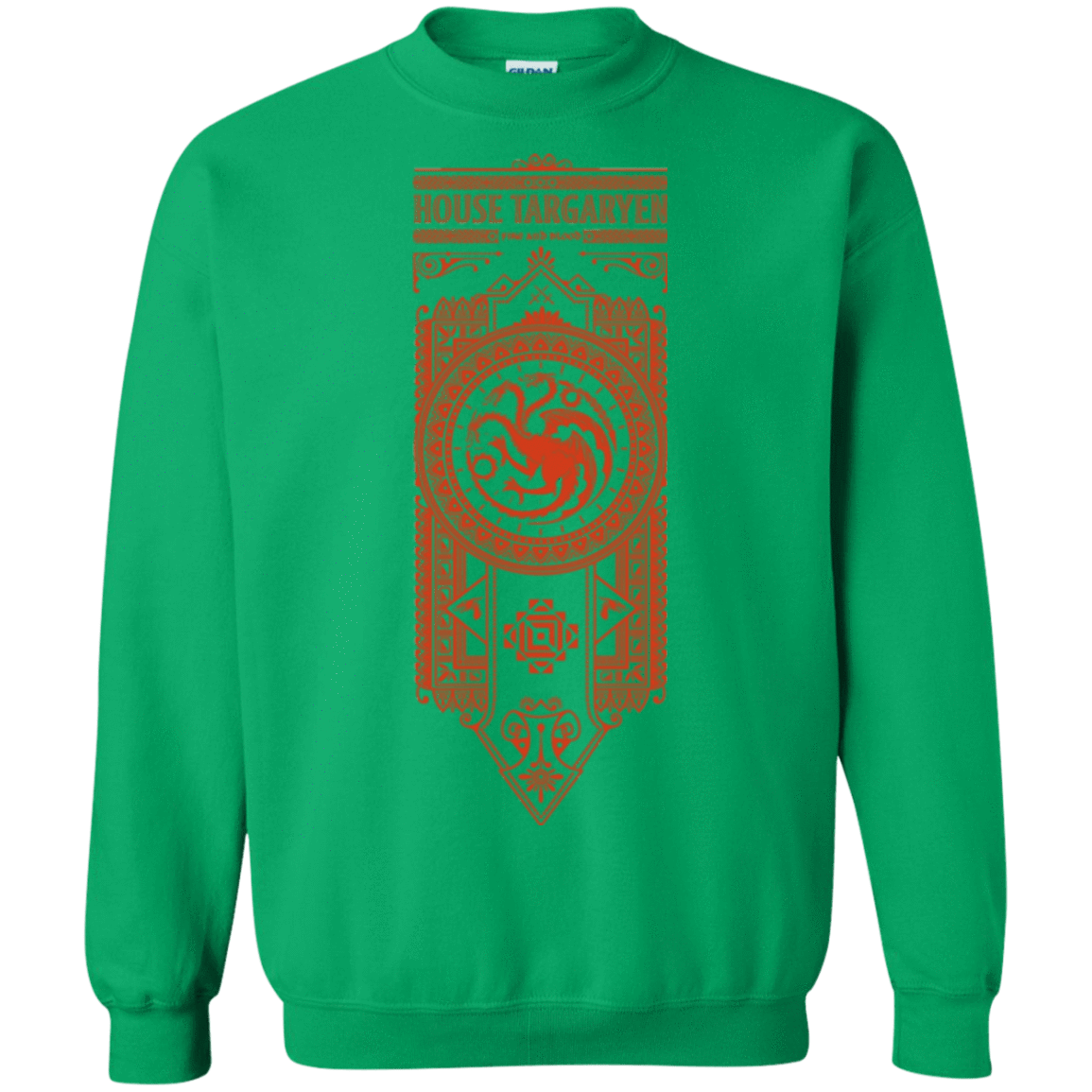 Sweatshirts Irish Green / Small House Targaryen Crewneck Sweatshirt