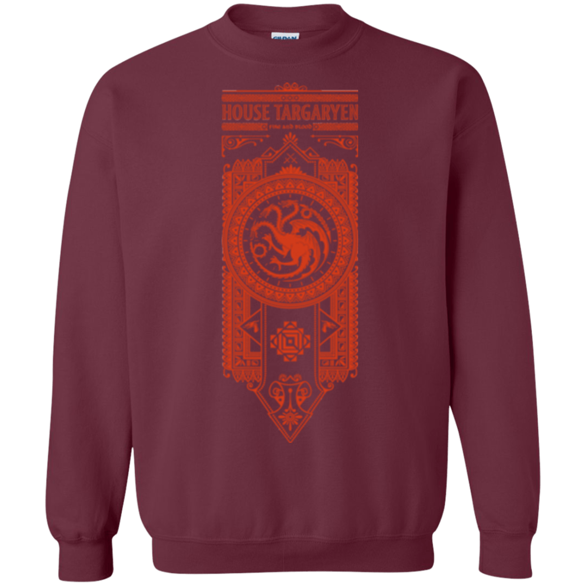 Sweatshirts Maroon / Small House Targaryen Crewneck Sweatshirt