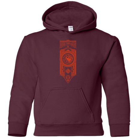 Sweatshirts Maroon / YS House Targaryen Youth Hoodie