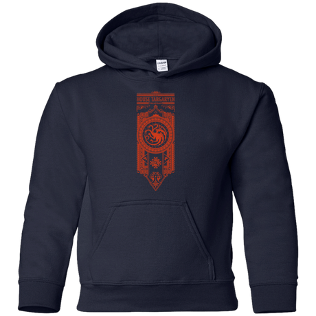 Sweatshirts Navy / YS House Targaryen Youth Hoodie