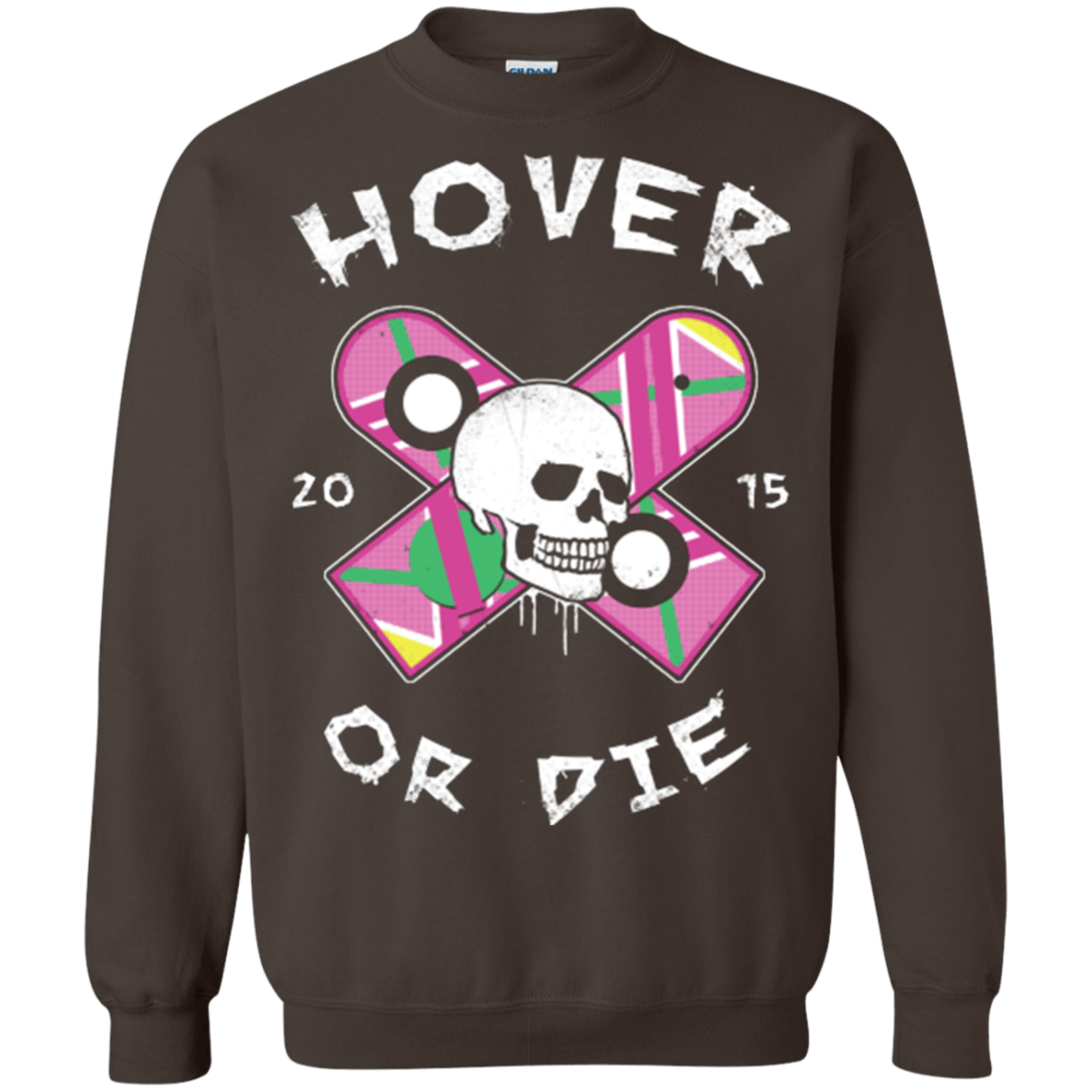 Sweatshirts Dark Chocolate / Small Hover Or Die Crewneck Sweatshirt