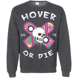 Sweatshirts Dark Heather / Small Hover Or Die Crewneck Sweatshirt