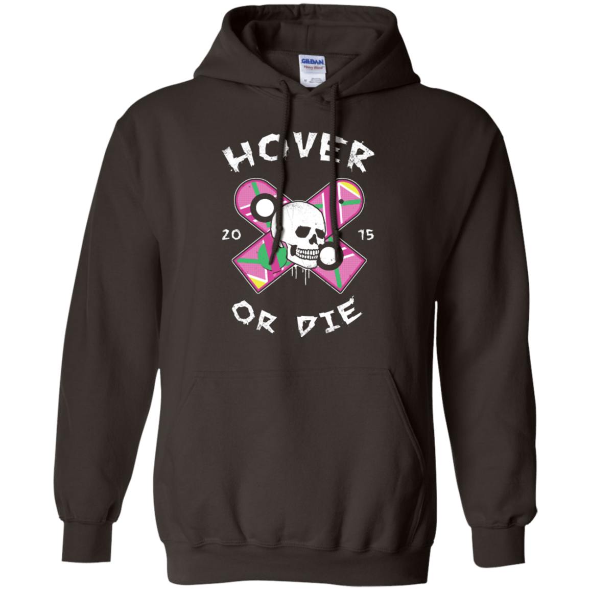 Sweatshirts Dark Chocolate / Small Hover Or Die Pullover Hoodie