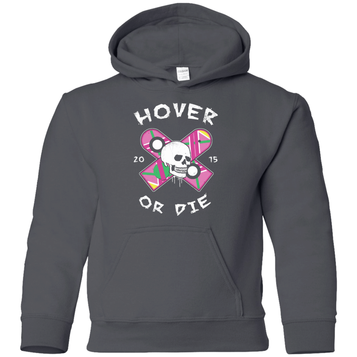 Sweatshirts Charcoal / YS Hover Or Die Youth Hoodie