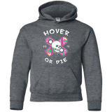 Sweatshirts Dark Heather / YS Hover Or Die Youth Hoodie