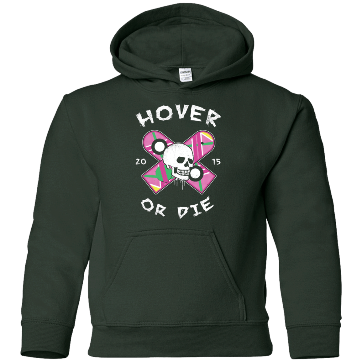 Sweatshirts Forest Green / YS Hover Or Die Youth Hoodie