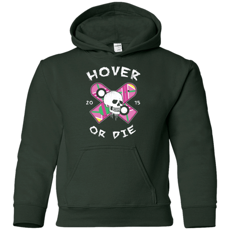 Sweatshirts Forest Green / YS Hover Or Die Youth Hoodie