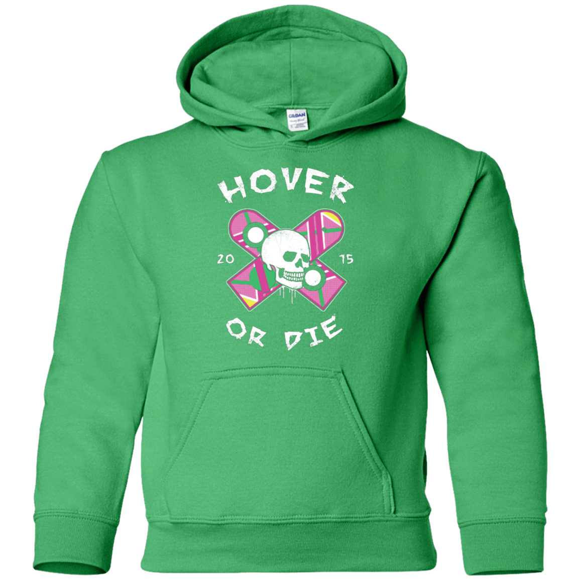 Sweatshirts Irish Green / YS Hover Or Die Youth Hoodie