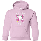 Sweatshirts Light Pink / YS Hover Or Die Youth Hoodie