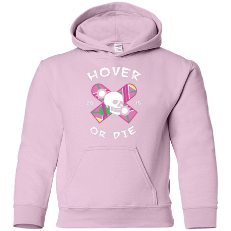 Sweatshirts Light Pink / YS Hover Or Die Youth Hoodie