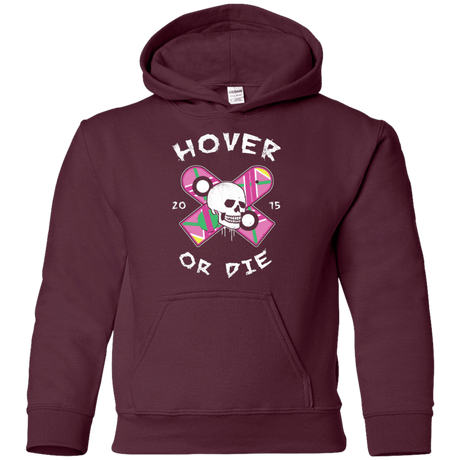 Sweatshirts Maroon / YS Hover Or Die Youth Hoodie