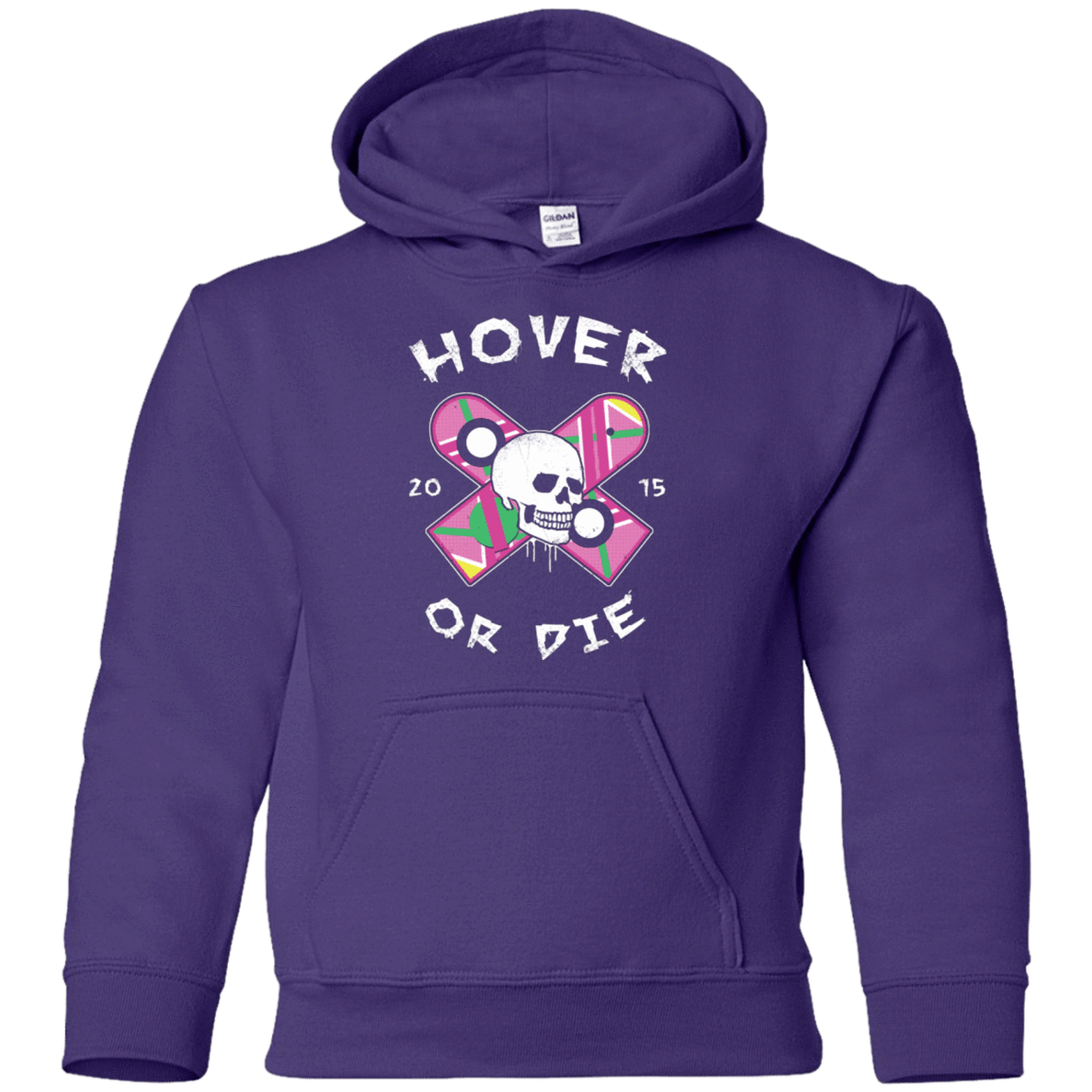 Sweatshirts Purple / YS Hover Or Die Youth Hoodie