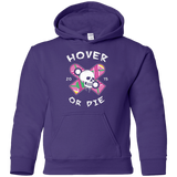 Sweatshirts Purple / YS Hover Or Die Youth Hoodie