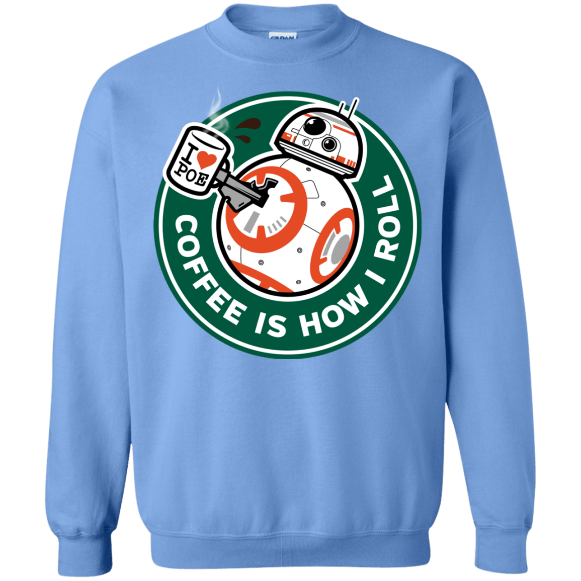 Sweatshirts Carolina Blue / Small How I Roll Crewneck Sweatshirt