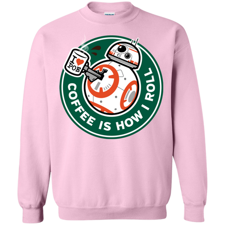 Sweatshirts Light Pink / Small How I Roll Crewneck Sweatshirt