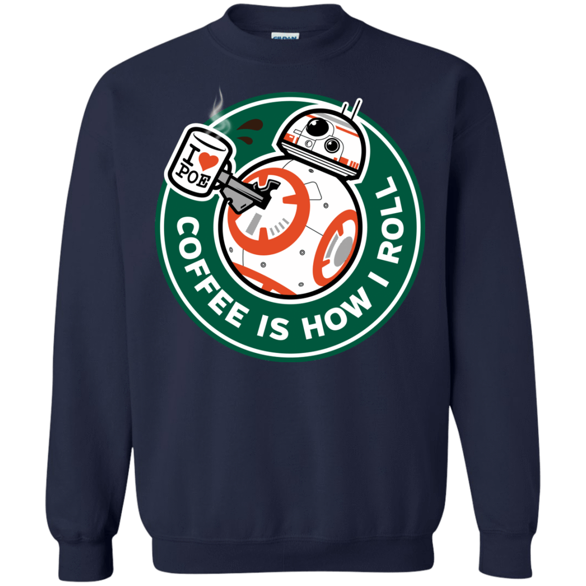 Sweatshirts Navy / Small How I Roll Crewneck Sweatshirt