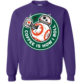 Sweatshirts Purple / Small How I Roll Crewneck Sweatshirt