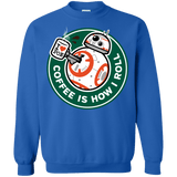 Sweatshirts Royal / Small How I Roll Crewneck Sweatshirt