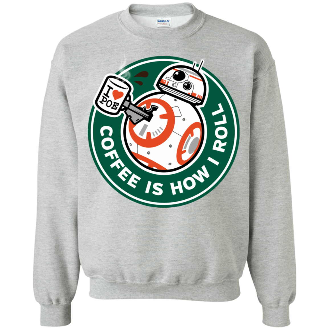 Sweatshirts Sport Grey / Small How I Roll Crewneck Sweatshirt