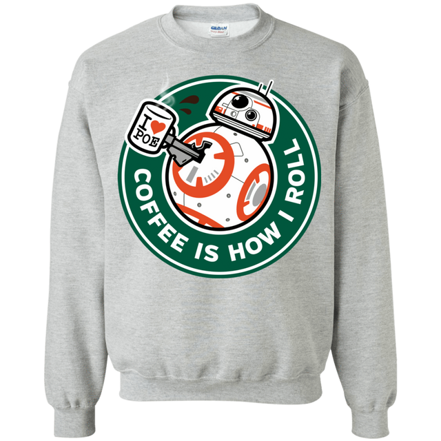 Sweatshirts Sport Grey / Small How I Roll Crewneck Sweatshirt